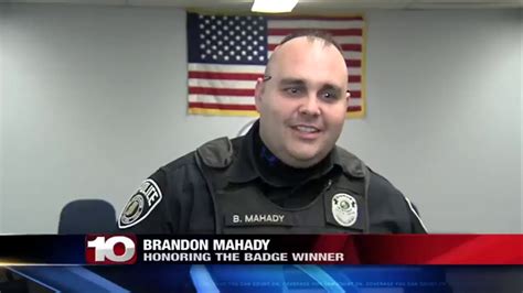 Honoring The Badge Brandon Mahady Youtube