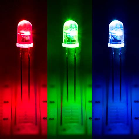 5mm Fast Color Changing Led T1 34 Rgb Led W 30 Degree Viewing Angle