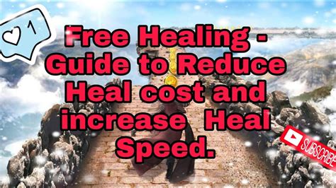 I hope you have fun with the new version though, and thank you for reading! Clash of Kings - Free Healing Guide - Reduce Heal Cost! 💯 - YouTube