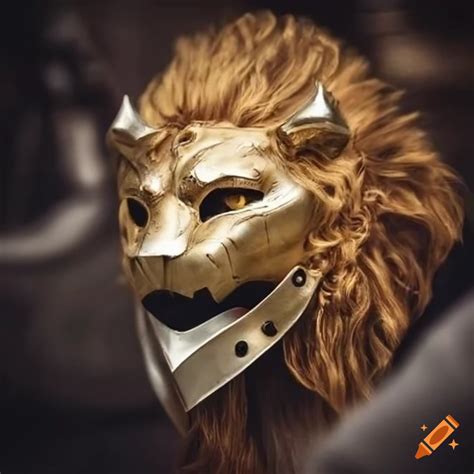Lion Mask Knight Helmet On Craiyon