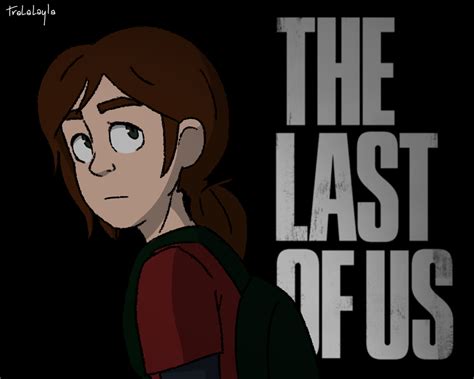 The Last Of Us Ellie Cartoon Style By Tralalayla On Deviantart