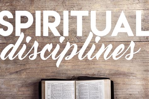 Spiritual Disciplines Hickman Community Church