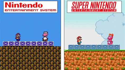 Super Mario Bros 2 Nes Vs Snes Graphics Comparison Youtube