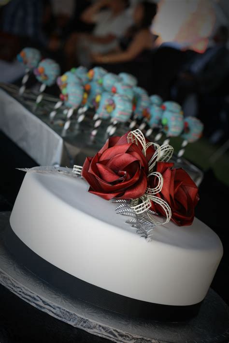 10 Inch Flaxation Wedding Cake 295 • Temptation Cakes Temptation Cakes