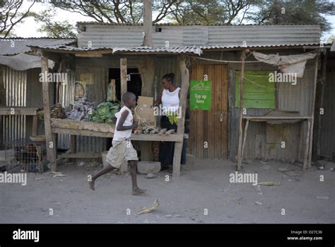 Kenya Street Scenes In Lodwar Small Shop Selling Vegetables Photo By