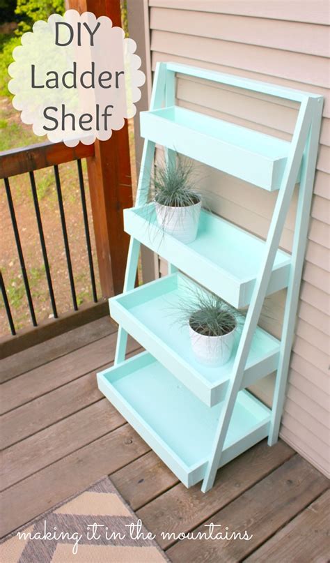 Ana White Diy Ladder Shelf Diy Projects