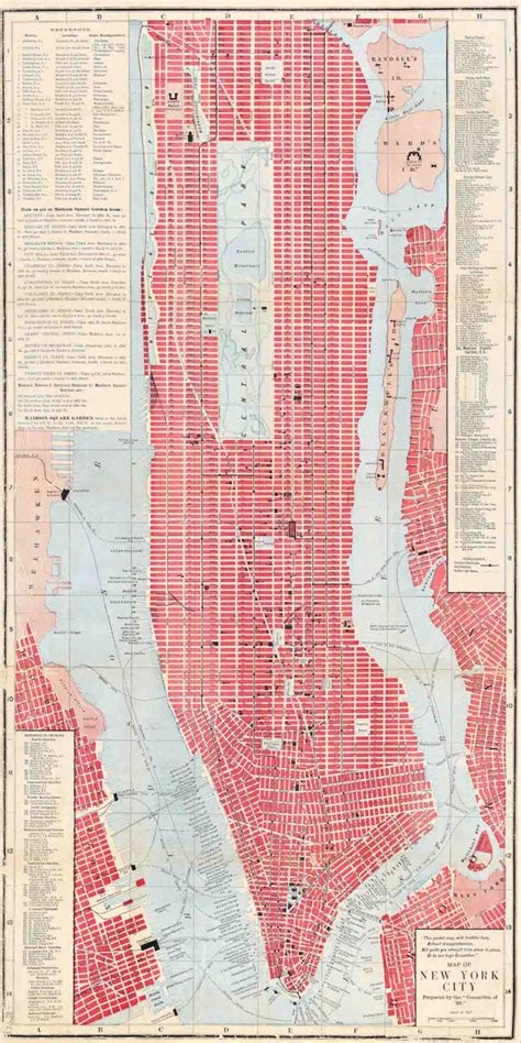 Manhattan Map Map Of Manhattan Nyc Map New York City Map Large New
