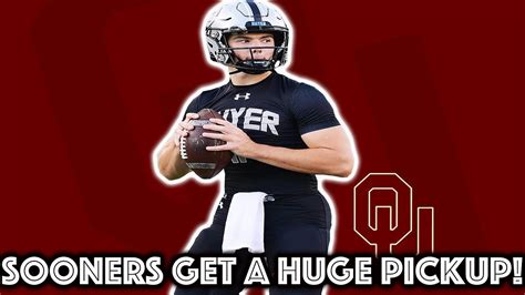 The Oklahoma Sooners Get A Major Win In Their 23 Class 4⭐ Qb Jackson