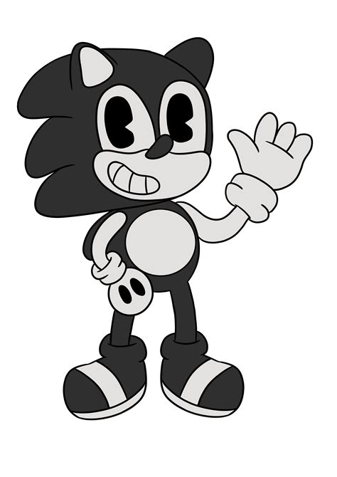 Sonic In The Old Cartoon Style Sonicthehedgehog