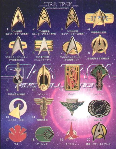 Furuta Star Trek Pins Collection Star Trek Pin Star Trek Actors Star