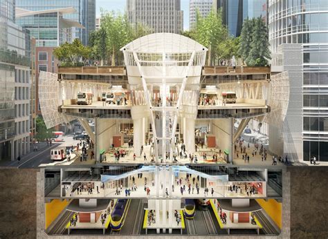 San Franciscos Salesforce Transit Center And Rooftop Park Opens To The
