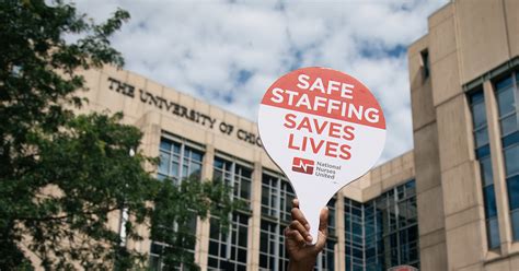 Chicago Nurses Hold Protest For Patient Safety National Nurses United