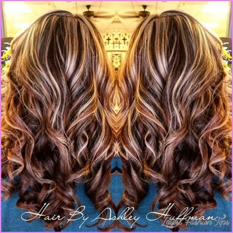 Chocolate Brown Hair With Blonde Highlights