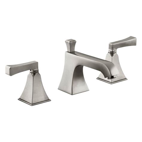 Get free shipping on qualified brushed nickel bathroom faucets or buy online pick up in store today in the bath department. KOHLER Memoirs 8 in. Widespread 2-Handle Low-Arc Water ...