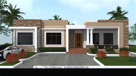 Bedroom S House Plan Flat Roofing Id Ma