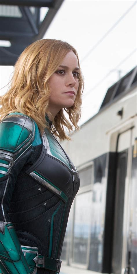 Captain Marvel Movie Brie Larson Actress Blonde X Wallpaper Films Marvel Captain