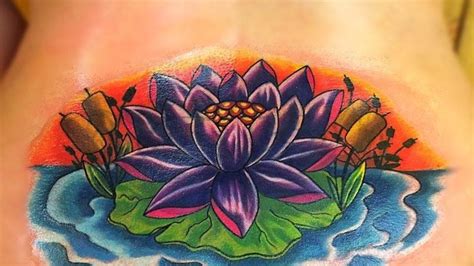 Tattoo Blooming Flower Water Lilies On The Lake Tattoos Water Lily
