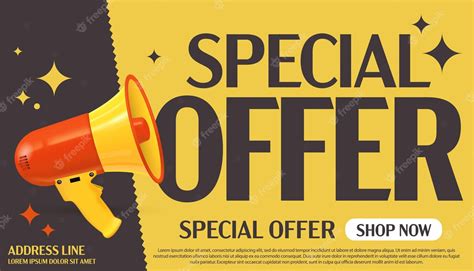 Premium Vector Special Offer Announcement Sale Banner Template