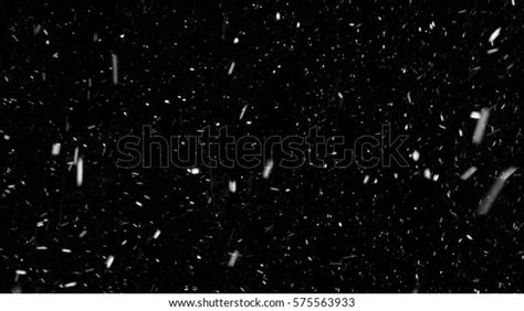 Falling Down Real Snowflakes Heavy Snow Stock Photo 575563933