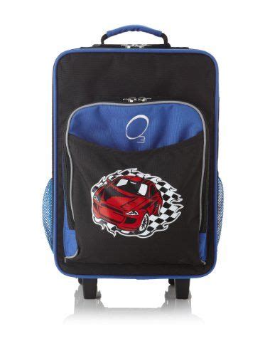 Obersee Kids Rolling Luggage With Integrated Snack Cooler Racecar