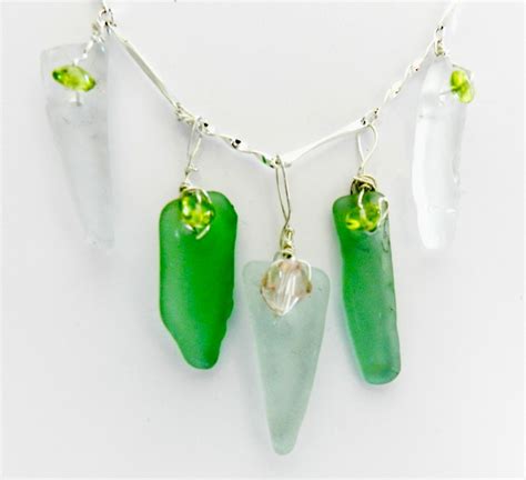 Mermaid Sea Glass Necklace Jewelry Making Journal
