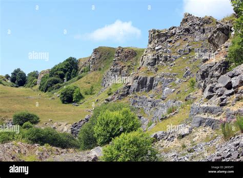 Abandoned Limestone Quarry At Minera Now A North Wales Wildlife Trust