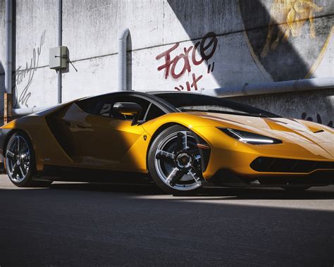 1280x1024 Lamborghini Centenario Yellow Cgi 4k 1280x1024 Resolution Hd