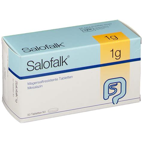 Sie werden auf tablettenpressen gefertigt. SALOFALK 1 g magensaftresistente Tabletten 50 St - shop ...