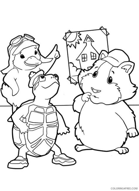 Wonder Pets Coloring Pages Tv Film Ming Ming Show Her Painting 2020