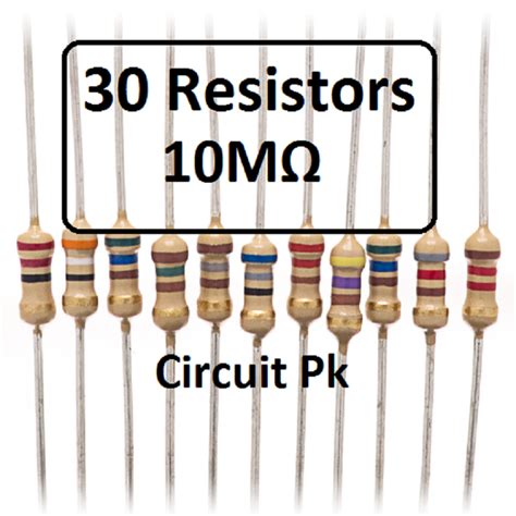 10m Ohm Resistor In Pakistan 15pcs 14w 10mega Ohm Resistor
