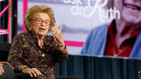 Dr Ruth Westheimer Talks About Sex Meaning And Long Meaningful Life