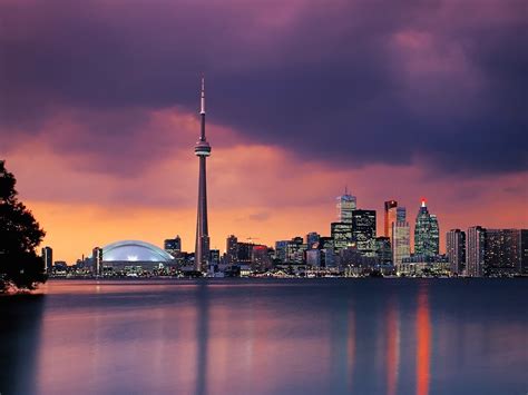 Toronto Skyline Wallpaper Free Travel Backgrounds