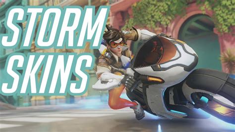 Overwatch Storm Rising Skins And Highlights Youtube