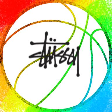 Basketball Stussy Freetoedit Sticker By Damudamusanpo