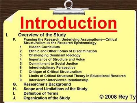 We have prepared a list of best research paper topics that will inspire for your own projects. Sample Qualitative Research Outline -- Rey Ty - YouTube