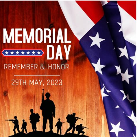 Happy Memorial Daymemorial Day Card Template Postermywall
