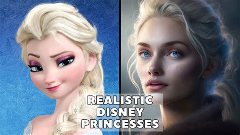Realistic Disney Princesses Created With Ai Youtube