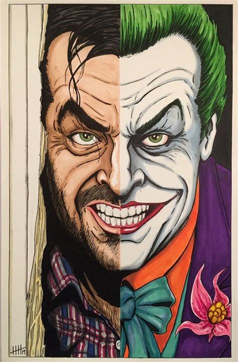 Jack Nicholson Transformation X Fine Art Print Joker Art Jack