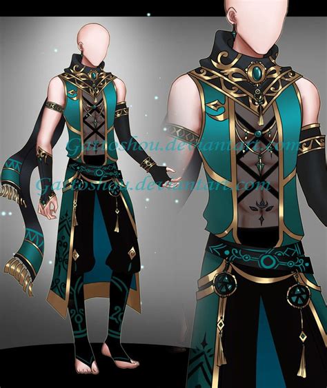 Male Outfit Adopt 158 Auction Closed By Gattoadopts Warrior