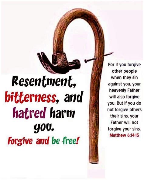 Forgive And You Will Be Forgiven Bible Topics Matthew 6 Resentments