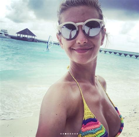 Rachel Riley Instagram Countdown Star Wows In Boob Baring Bikini Snaps