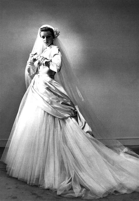 1949 Christian Dior Wedding Gown Винтажные свадебные платья Винтажные платья Винтаж