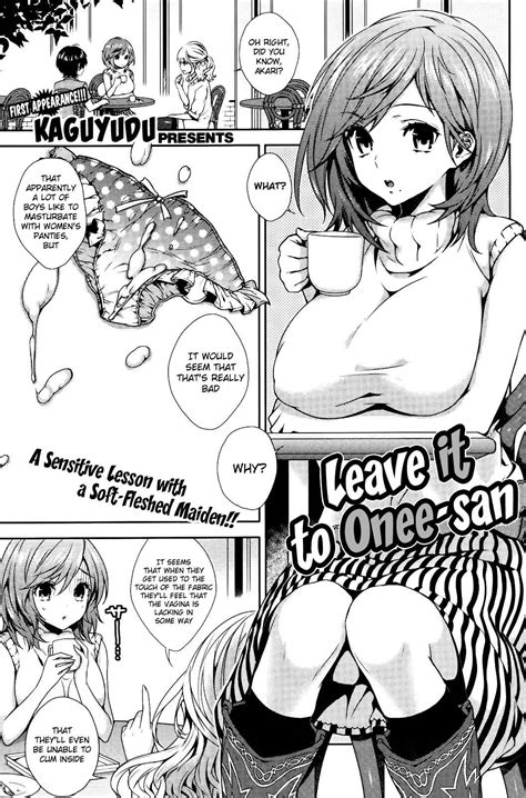 Reading Leave It To Onee San Original Hentai By Kaguyuzu 1 Leave