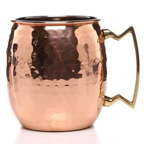 Pure Copper Solid Mugs Hammered Cups Moscow Mule Copper Etsy Uk