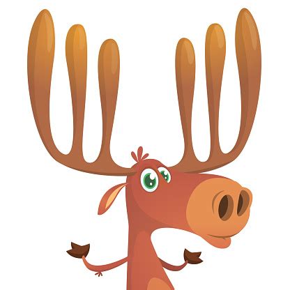Both characters lived in the fictional town of frostbite falls, minnesota, which was purportedly based on the real city of international falls, minnesota. Funny Cartoon Moose Vector Moose Character Illustration ...