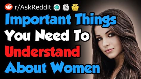 Important Things You Need To Understand About Women Reddit Youtube