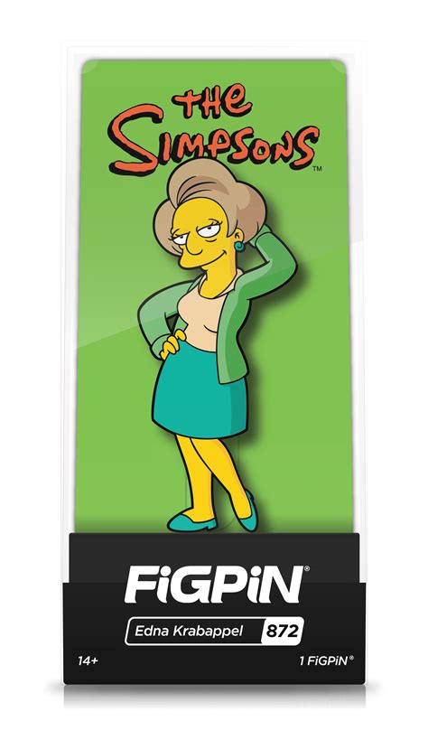 Figpin The Simpsons Edna Krabappel Walmart Com
