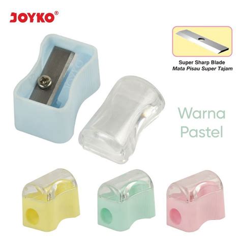 Jual Rautan Kecil Joyko Sp 362ptl Warna Pastel Softcolor Sharpener