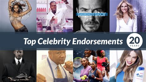 Top Celebrity Endorsements From The Past Years Hnews