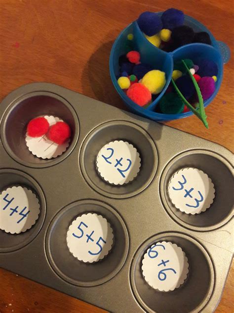 Play A Fun Game Of Baking Doubles With This Muffin Tin Activity To